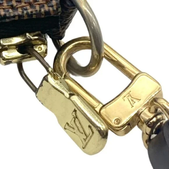 LOUIS VUITTON Authentic Brown Damier Pochette Bag - Picture 13 of 13